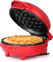 Mini Waffles Maker Machine For Home, 3 in 1 Electric Waffle Iron with Non-Stick, Dual Side Plate, Pancake Maker